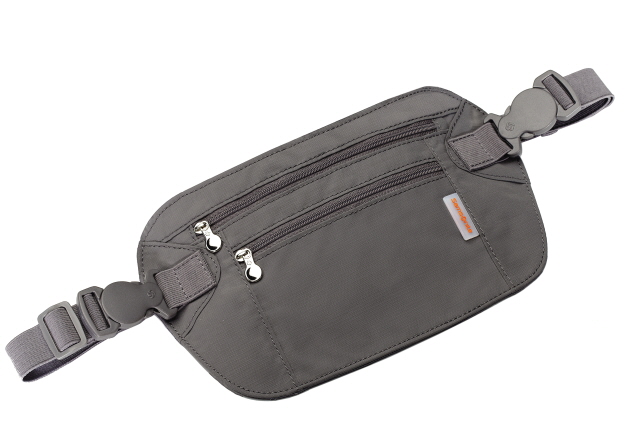 Samsonite Double Pocket Money Belt Gürtel Tasche - Leder Meißner