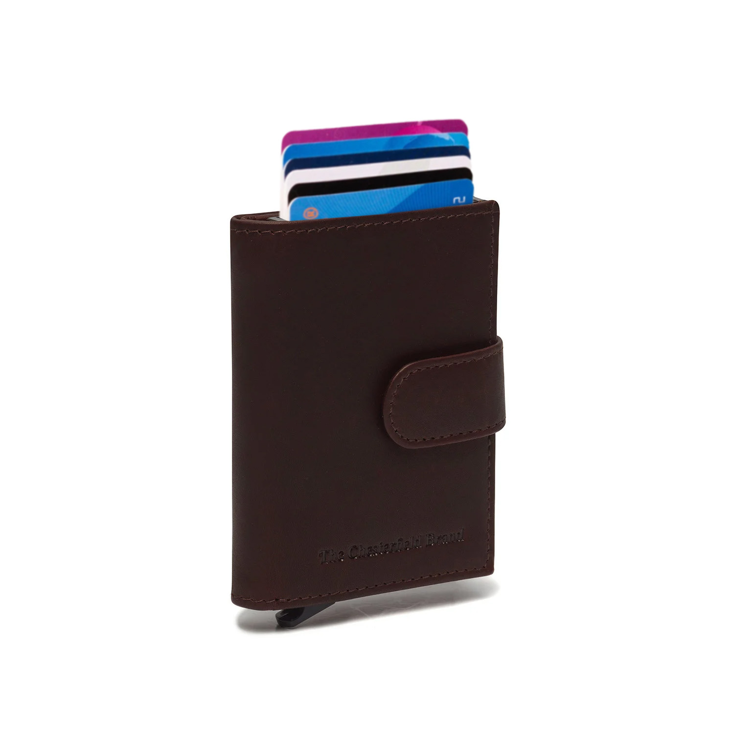 Vanjua Magnetische Brieftasche Für IPhone – Leder RFID-Kartenhalter, MagSafe-kompatibel, Bis 3 Karten, Schwarz